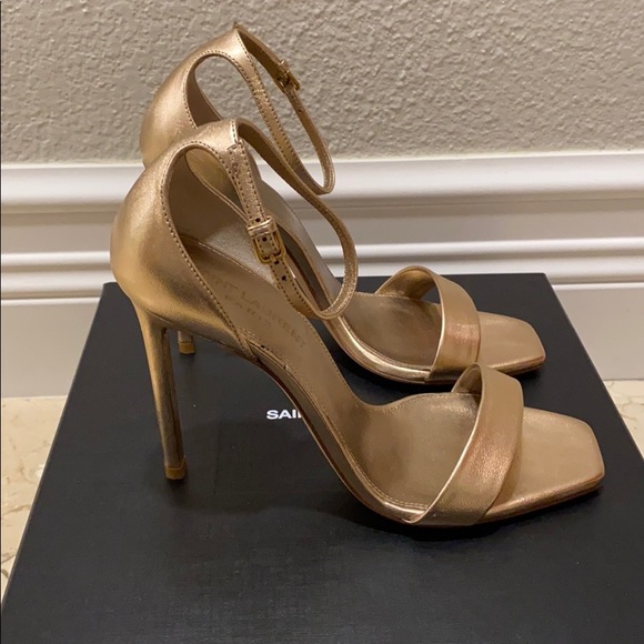 YSL ROSE GOLD HEELS - Picture 2 of 9